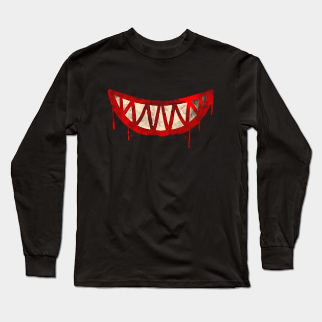 The Bloody Cheshire Cat Long Sleeve T-Shirt by Shellz-art